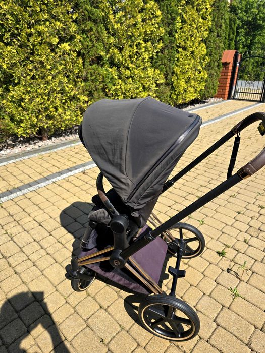 Cybex Priam – Stylowy Czarny  | Stan Bardzo Dobry | Zestaw 2w1