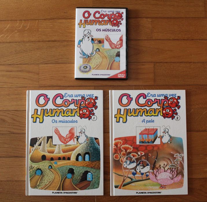 Livros + DVD "Era Uma Vez O Corpo Humano"