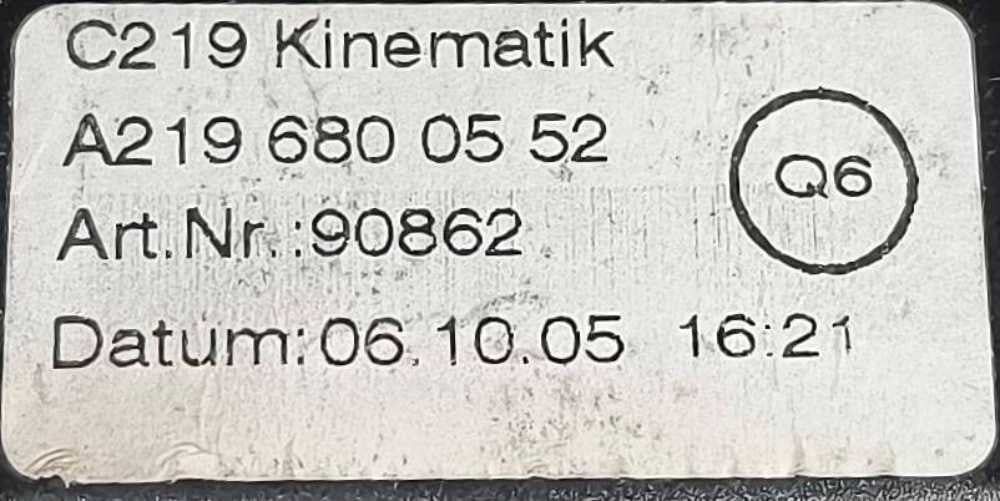 Rádio / Auto Rádio A2196800552 - MERCEDES-BENZ CLS