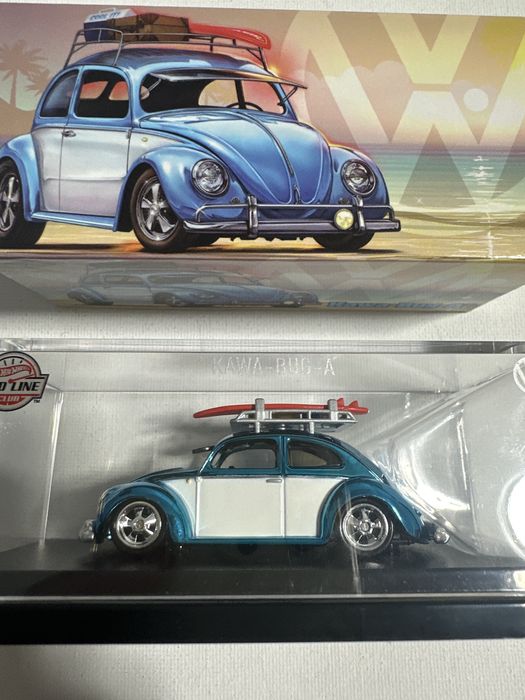 Hot wheels RLC kawa bug a vw garbus beetle numerowany niski numer