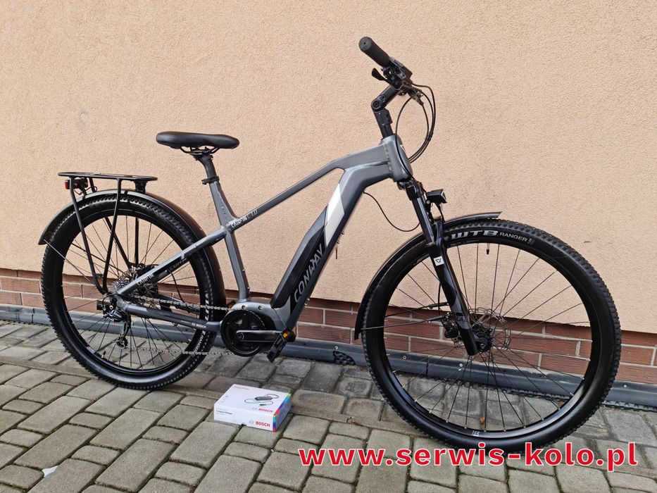 Rower elektryczny górski MTB CROSSOWY CONWAY koła 29 SHIMANO DEORE
