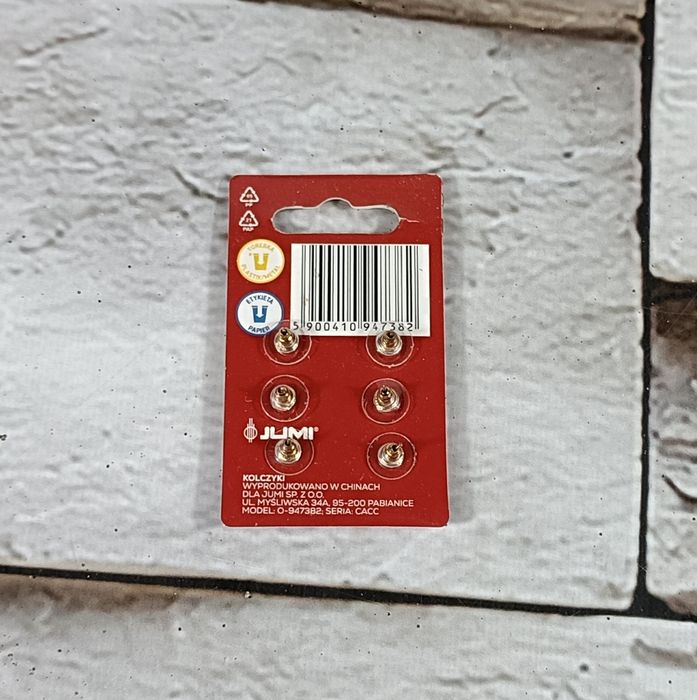 Zestaw świątecznych kolczyków 3 pary