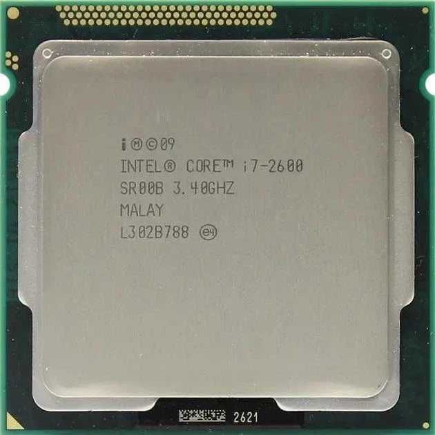 Процесор intel core i7 2600 4 ядра 4 потоки 3.4-3.8 ГГц