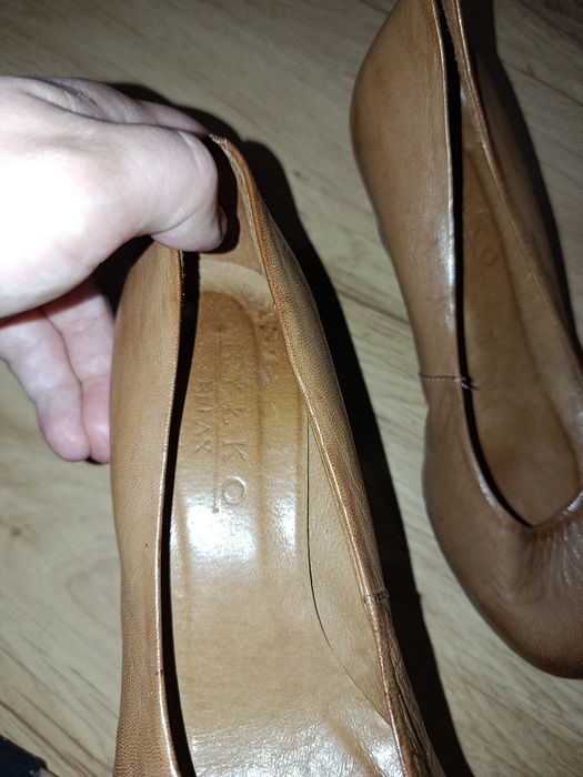 Buty damskie 37i 1/2 skórzane Ryłko