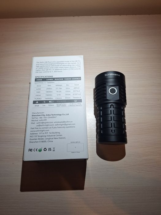 Latarka Sofirn Q8 Plus