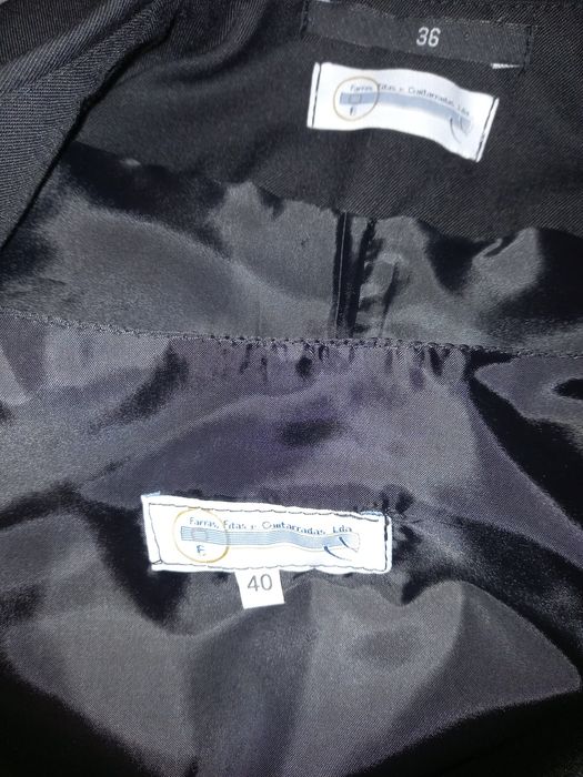Traje académico de Aveiro feminino tamanho M