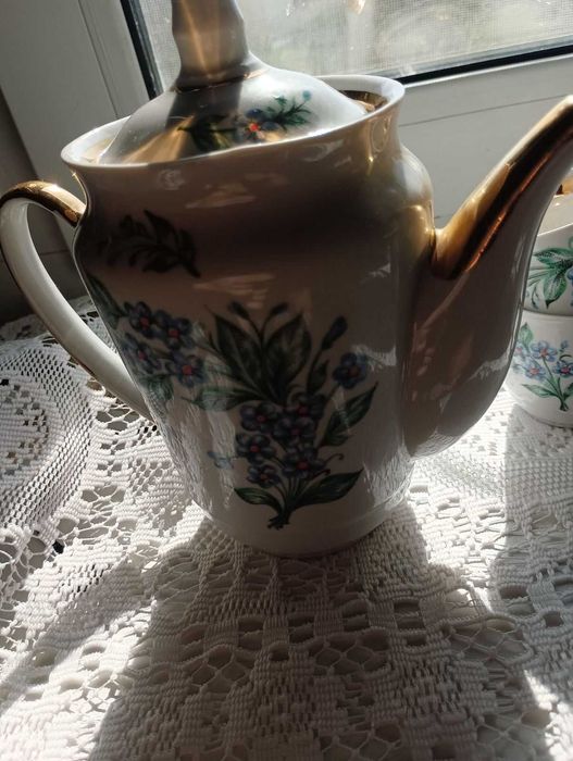 кофейный  сервиз Незабудка