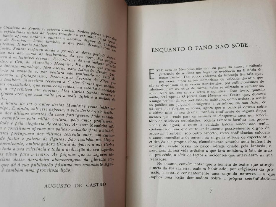 Cinquenta Anos de Teatro-Memórias dum Actor