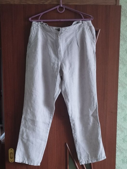 Женские льняные брюки