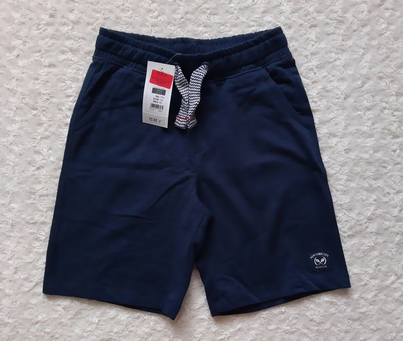 COOL CLUB NOWE granatowe spodenki r. 134