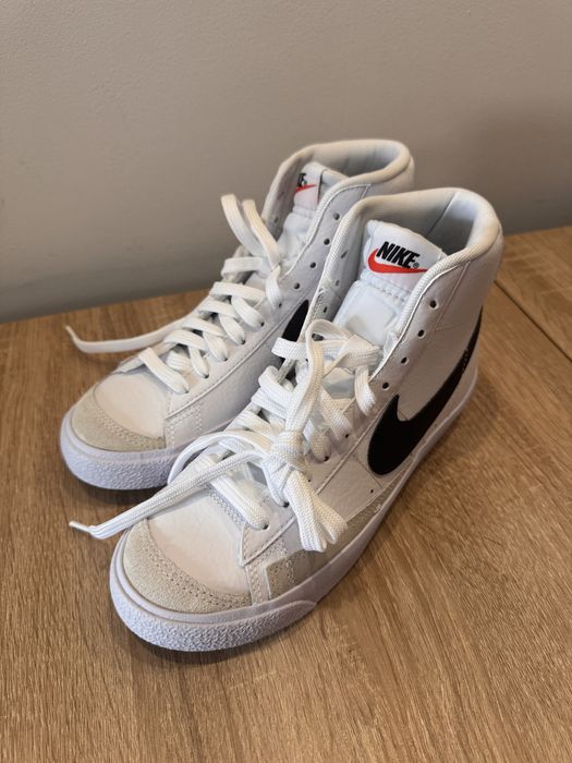 Nike Blazer Mid 77 biale czarne nowe okazja rozmiar 38