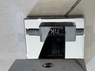 Cabide duplo para banheiro cromado NK Porcelanosa