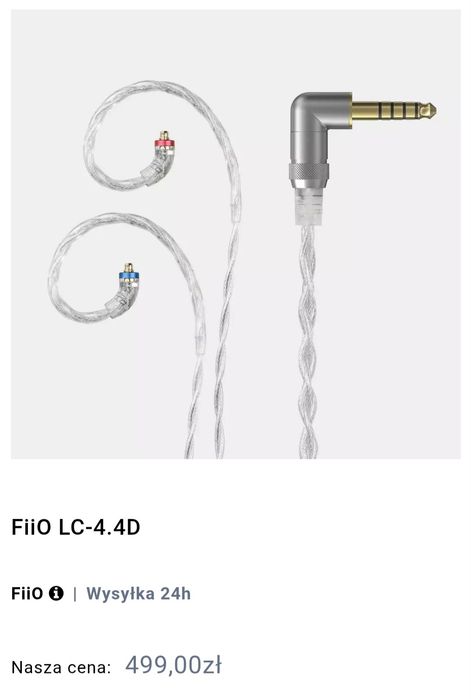 Fiio FH5 / Fiio LC 4.4 - D