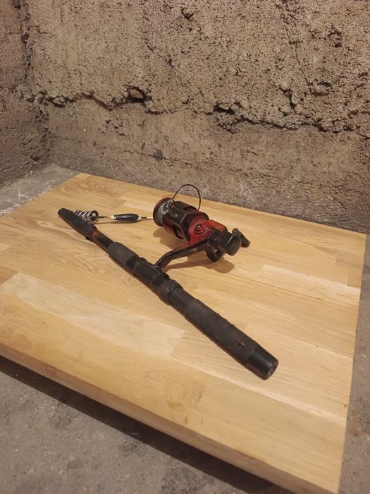 Wędka titanum Terminator 50 z kołowrotkiem pro leader deluxe