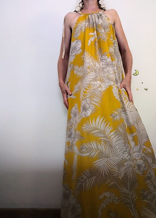 Vestido comprido Zara