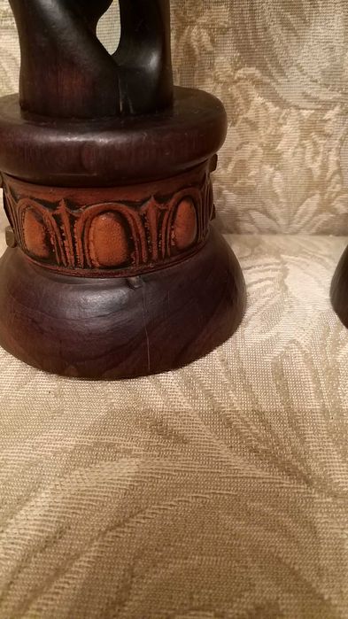 candelabros castiçais em madeira