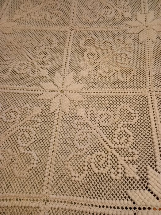 Colcha em crochet