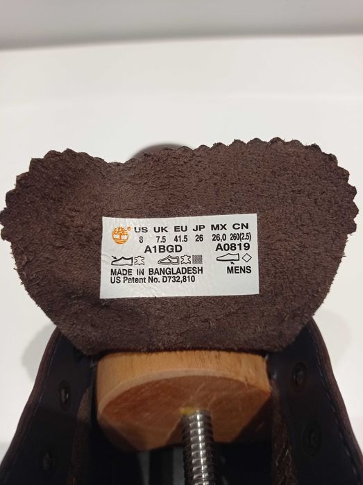 Timberland Preston Hill Perf Oxford – brązowe, EU 41.5 (26 cm)