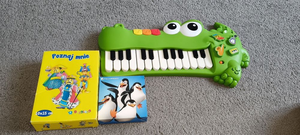 Pianinko organki krokodylek + gratisy