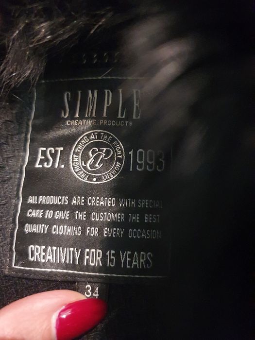 Płaszcz damski Simple 34
