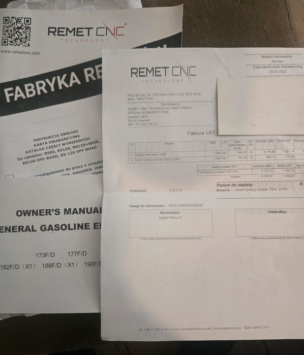 Rębak do gałęzi RS100