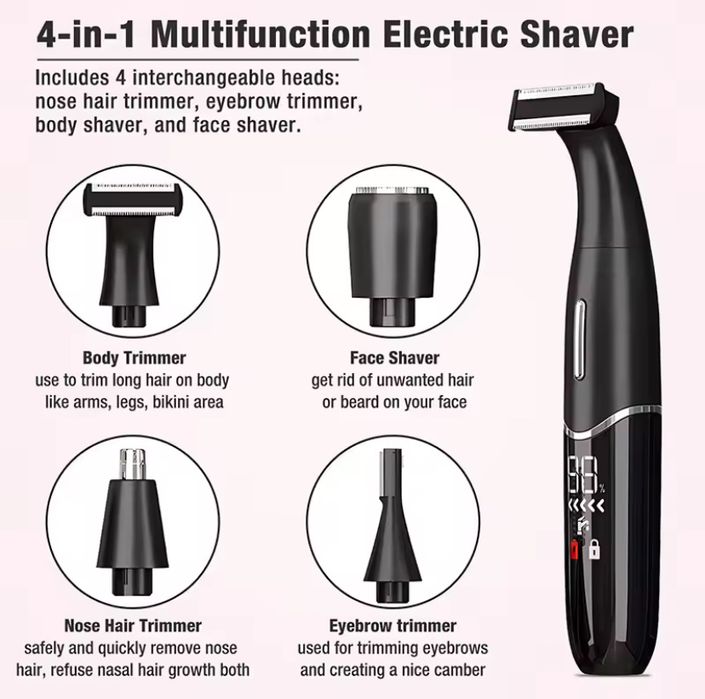 4 w 1 elektryczna depilator akumulatorowa golarka męska