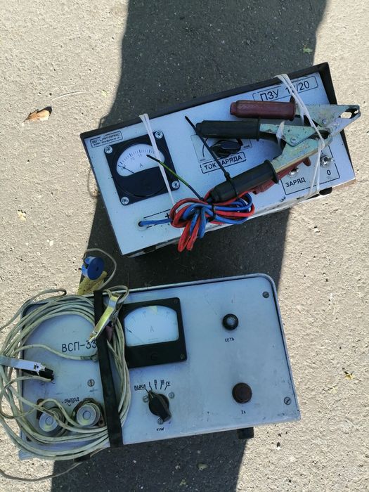 Зарядные и заряднопусковые устройства 6в. 12в. 24в.