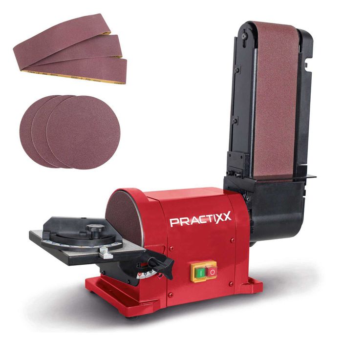 Стрічково-дискова шліфувальна машина PX-BTS-450 Practixx - 450 Вт