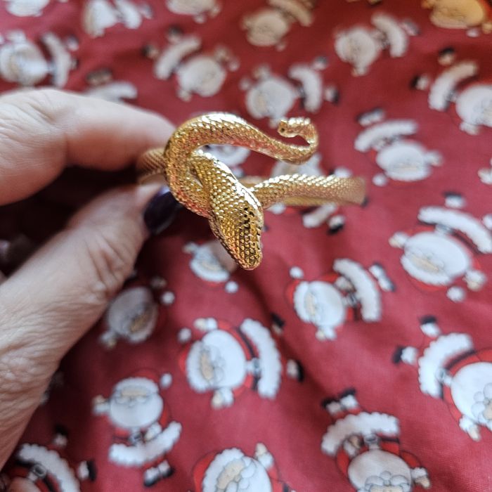 Zestaw branzoletka +pierścionek żmijka