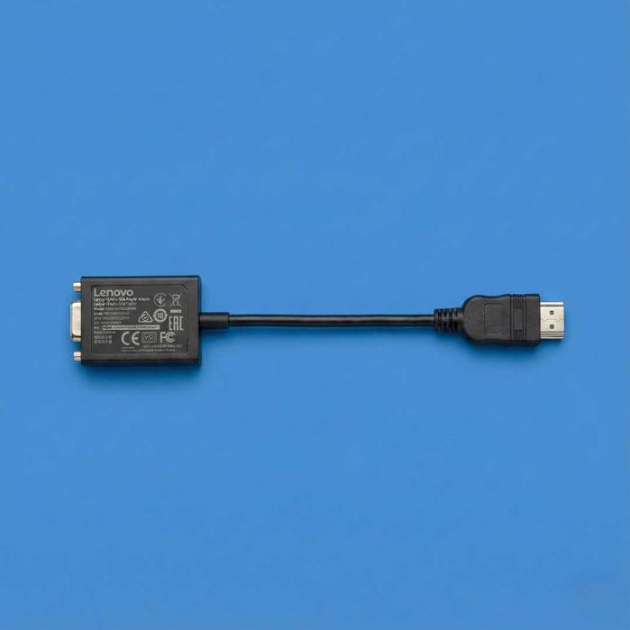 Adapter Lenovo HDMI na VGA Podłącz laptop do starego monitora rzutnika