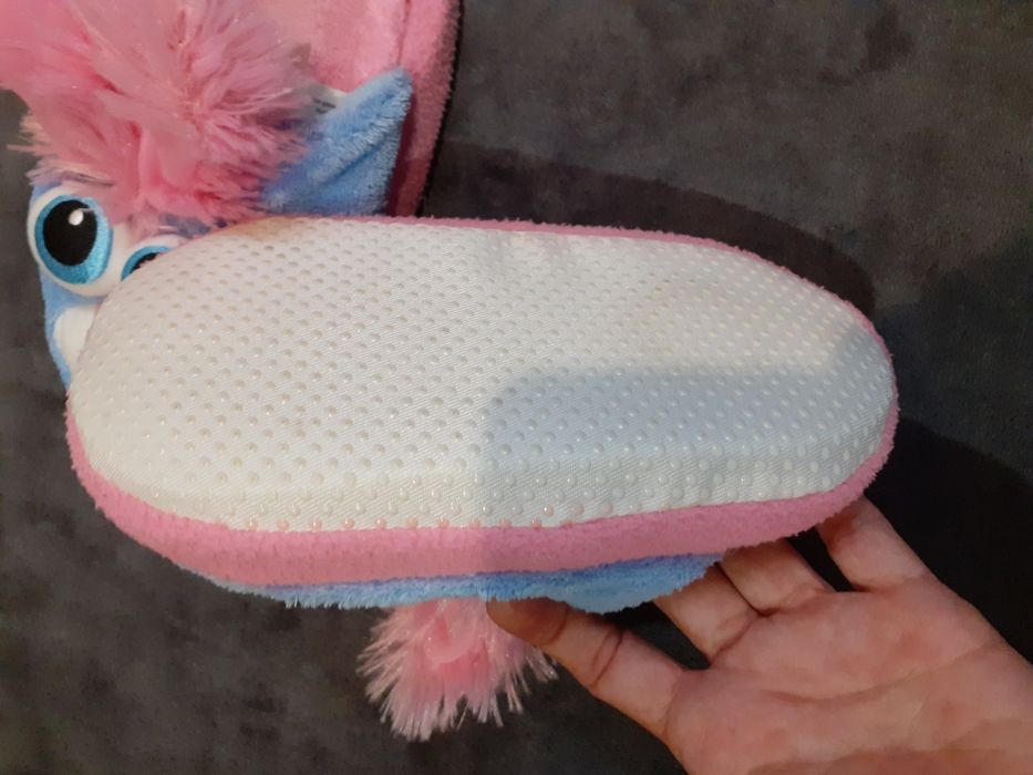 Тапочки Зайчик,(девочка, мальчик) 18-19 см, тёплые, для дома, Stompeez