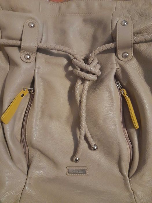 Torebka szoperka Ochnik skóra naturalna