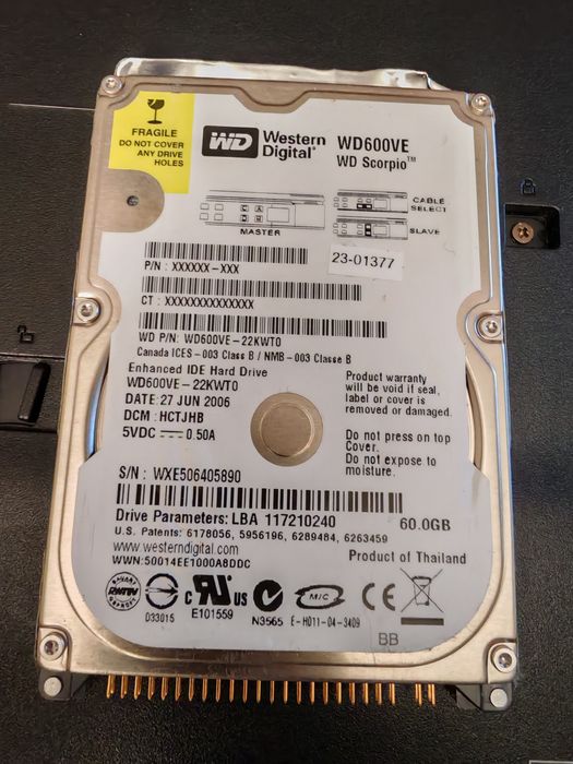 Dell Inspiron 1200 PP10S 14" Celeron M 1.3 GHz 256MB RAM 60gb HDD