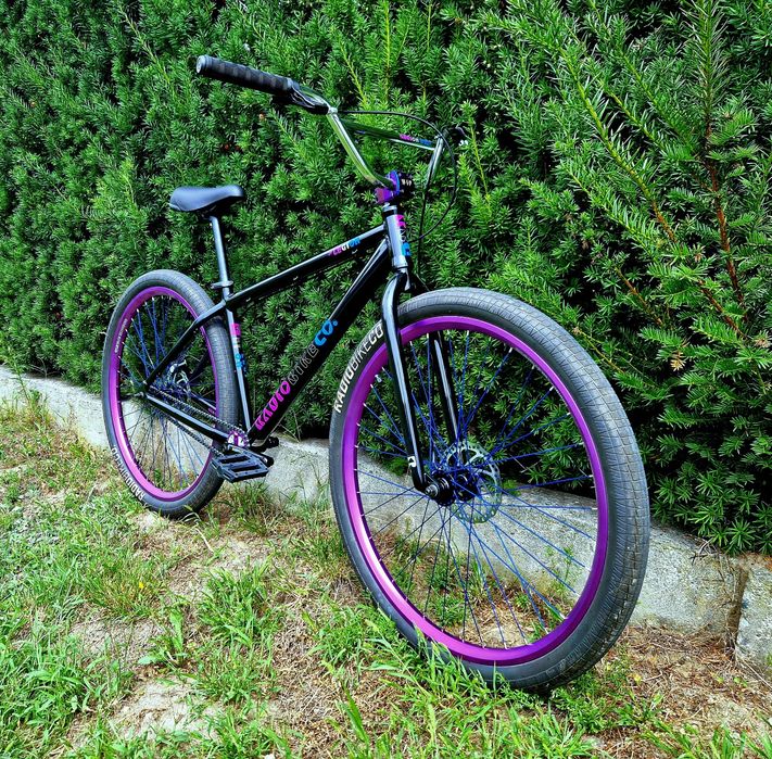 Rower Radio Legion 29 Black/Purple BMX Wheelie