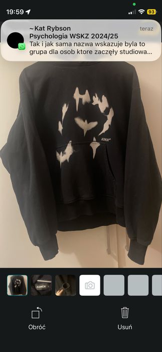 bluza admor czarna rozmiar M