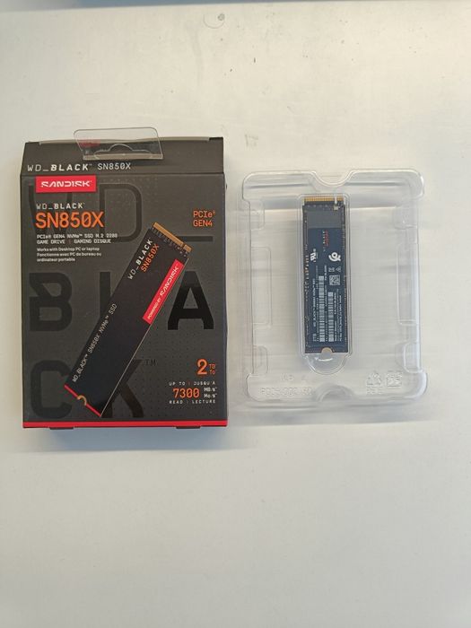 Nowy dysk WD Black SN850X 2TB SSD 7300MB/s M.2 2280 PCIe NVMe.