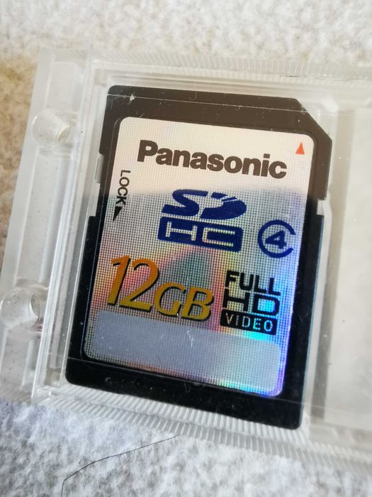 2 Panasonic Class 4 6GB and 12GB SDHC Flash Memory Cards64297866417794120