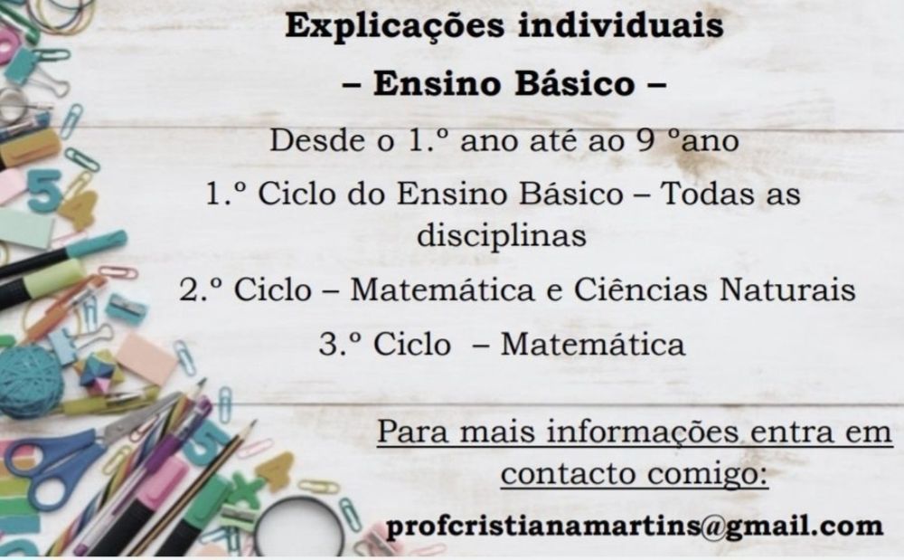 Explicações ao Domicílio