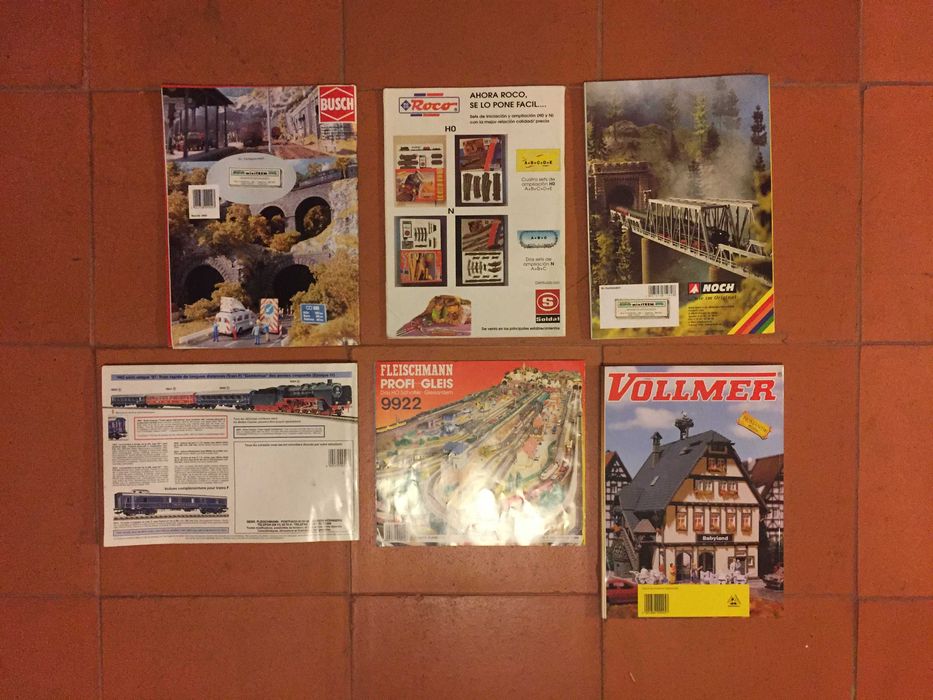 Catálogos Vinta. Comboios Vollmer, Maquetren, Fleischmann, Noch, Kibri