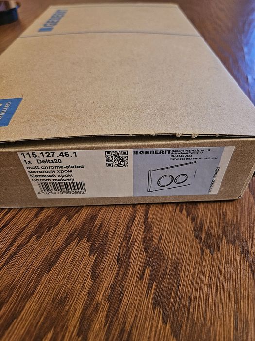 Przycisk Geberit matowy chrom