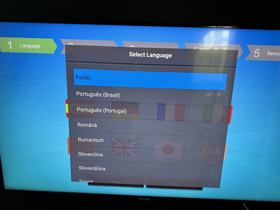 Tv Box 4K h96max 4 gb android 13 dwa piloty