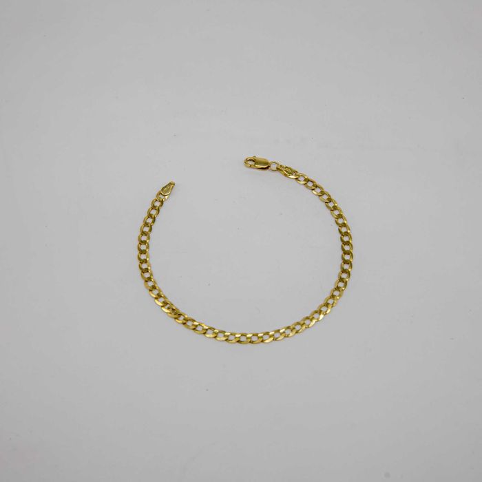 Złota bransoletka 585 3,35gram 19,5cm Pancerka Nowa PEŁNA