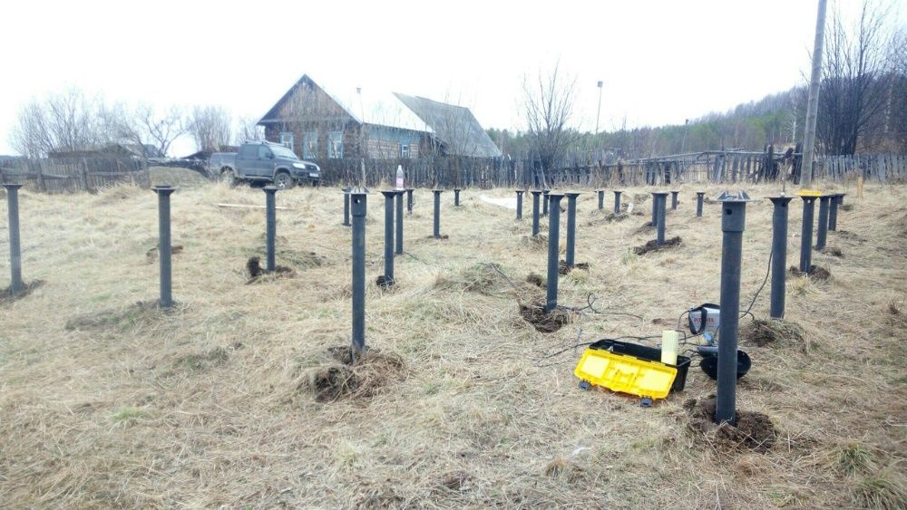 Винтовые сваи, гвинтові палі, геошуруп, изготовление, монтаж, доставка