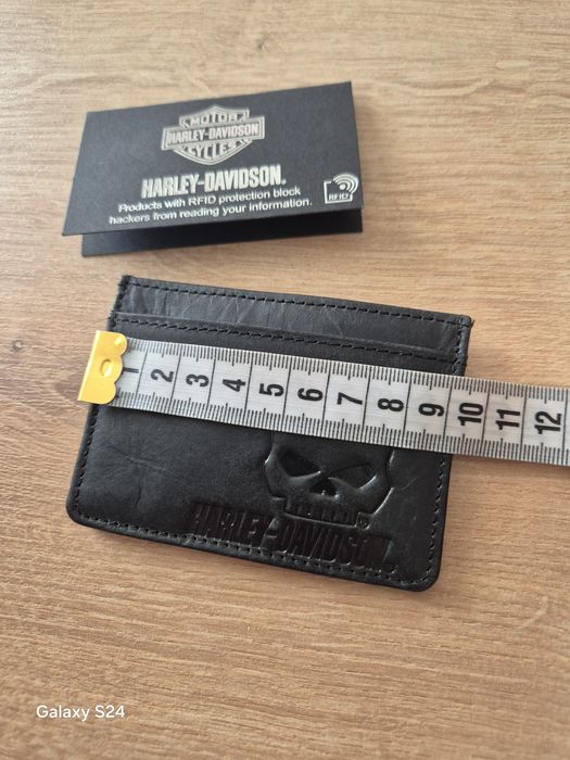 Harley Davidson oryginalny skorzany portfel na katy