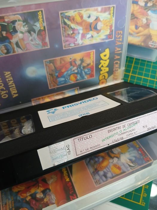 10 cassetes Dragon Ball VHS em Portugués