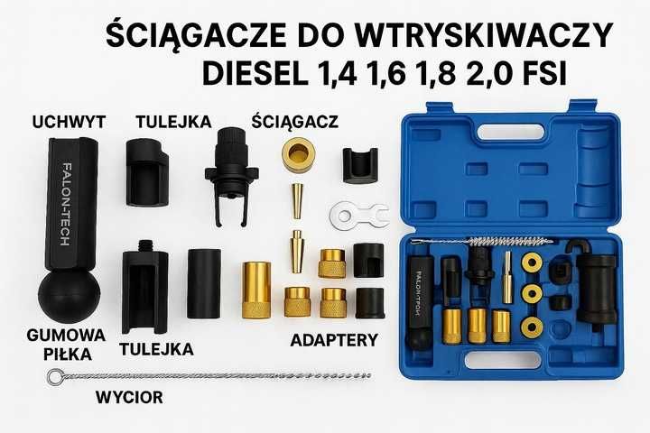Набір для обслуговування форсунок VAG FSI 18од. T10133 FT1274