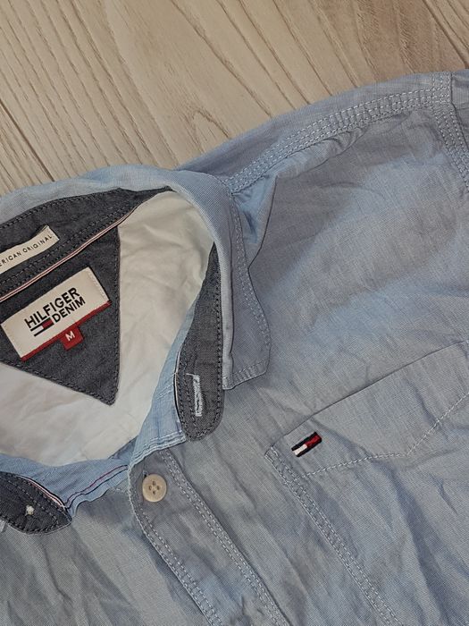 Koszula jak nowa Tommy Hilfiger niebieska, r. M