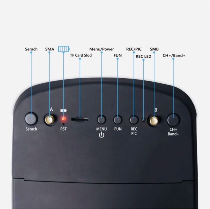 Окуляри FPV Шолом EV800D 5.8G 40CH 5 Inch 800*480