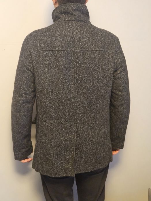 Męski ciepły płaszcz,  rozmiar L