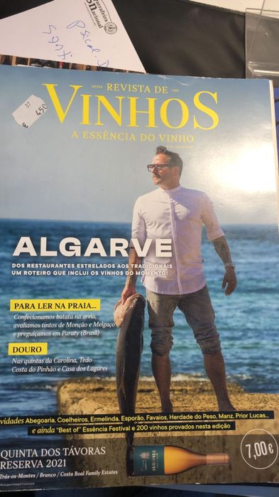 OPORTUNIDADE Revistas de vinhos 0.50 recentes para despachar
